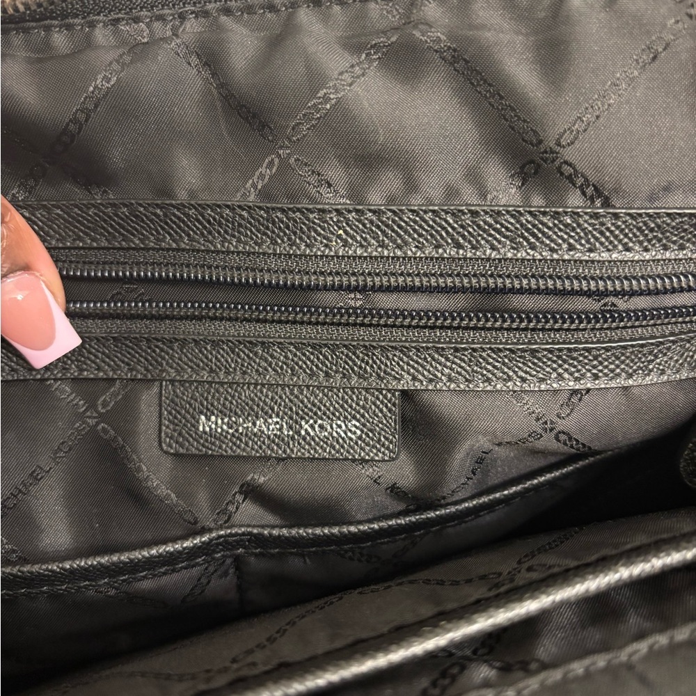 Michael Kors Black Saffiano Leather Tote - Picture 7 of 8